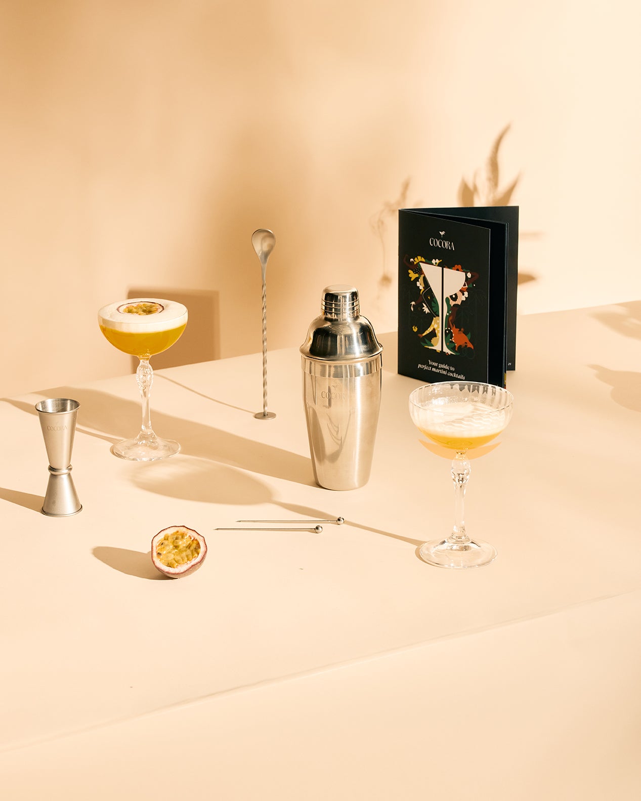 Ontdek de Martini Cocktail Set Ontdek de Martini Cocktail Set