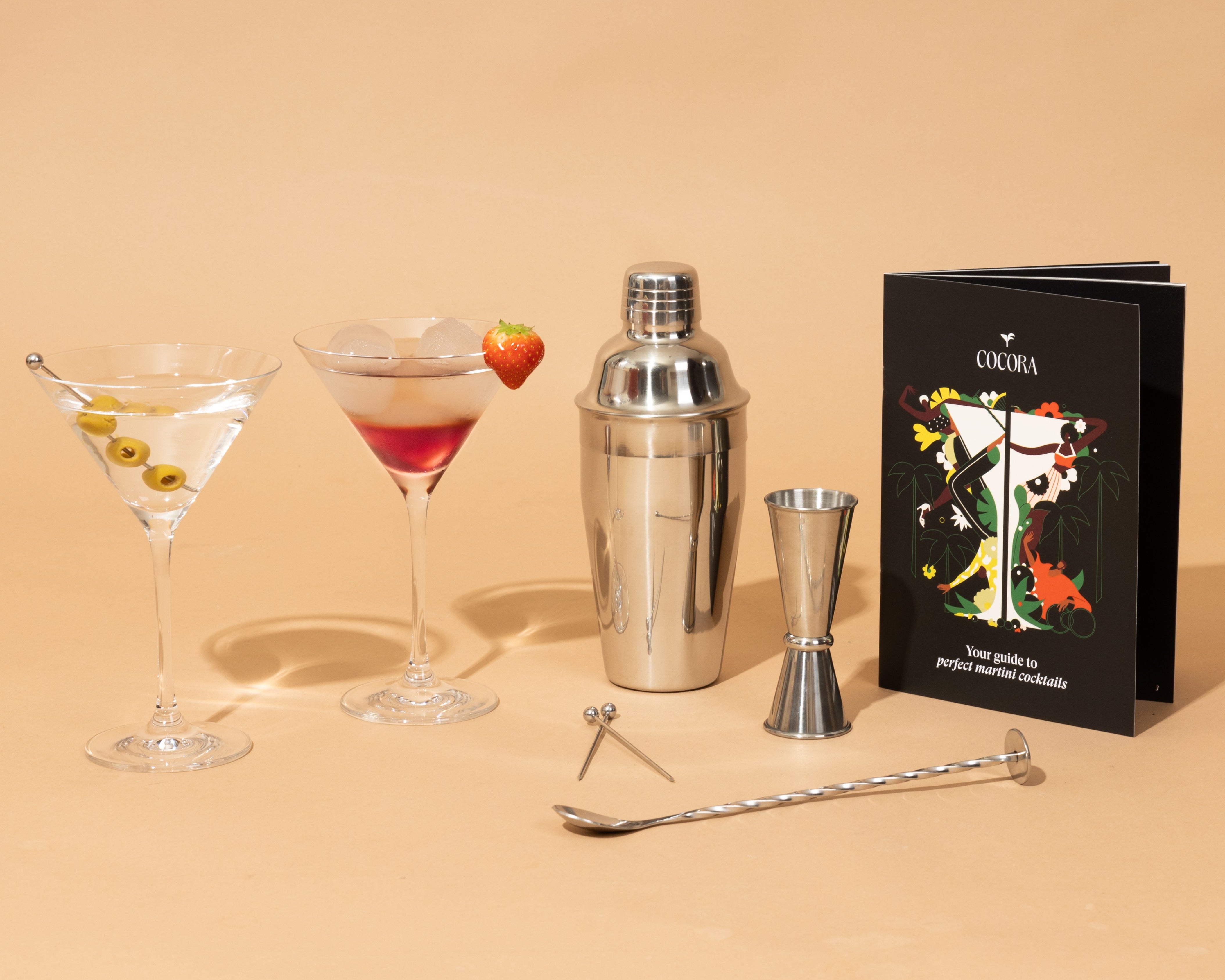 Service à Cocktail Martini - 8 pièces - V-Glass